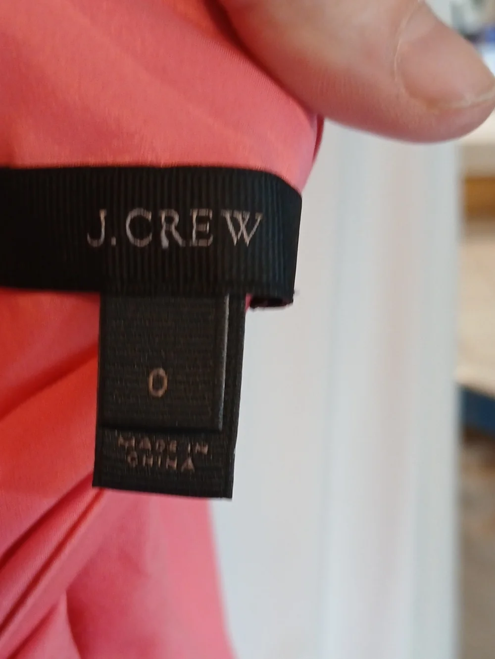 J. Crew Coral V-Neck Maxi Jumper , Open Back, Tie, Pockets